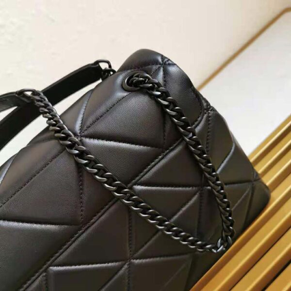 Prada Women Large Nappa Leather Prada Spectrum Bag-Black - Image 7