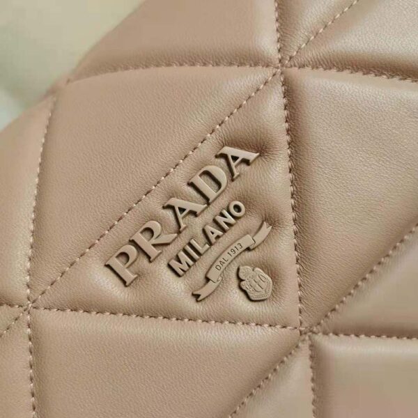 Prada Women Large Nappa Leather Prada Spectrum Bag-Pink - Image 7