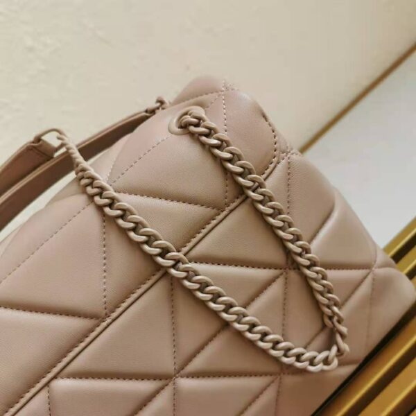 Prada Women Large Nappa Leather Prada Spectrum Bag-Pink - Image 8