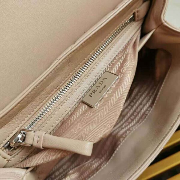 Prada Women Large Nappa Leather Prada Spectrum Bag-Pink - Image 9