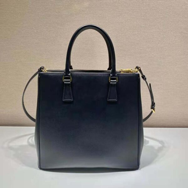 Prada Women Medium Prada Galleria Saffiano Leather Bag-Black - Image 3