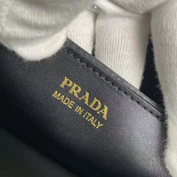 Prada Women Medium Saffiano Leather Prada Matinee Bag-Black - Image 10