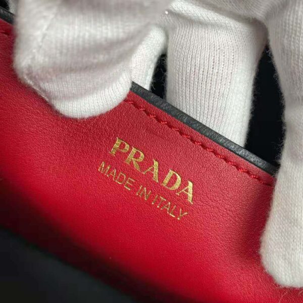 Prada Women Medium Saffiano Leather Prada Matinee Bag-Red - Image 10