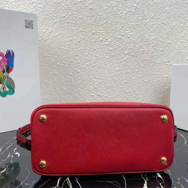 Prada Women Medium Saffiano Leather Prada Matinee Bag-Red - Image 5