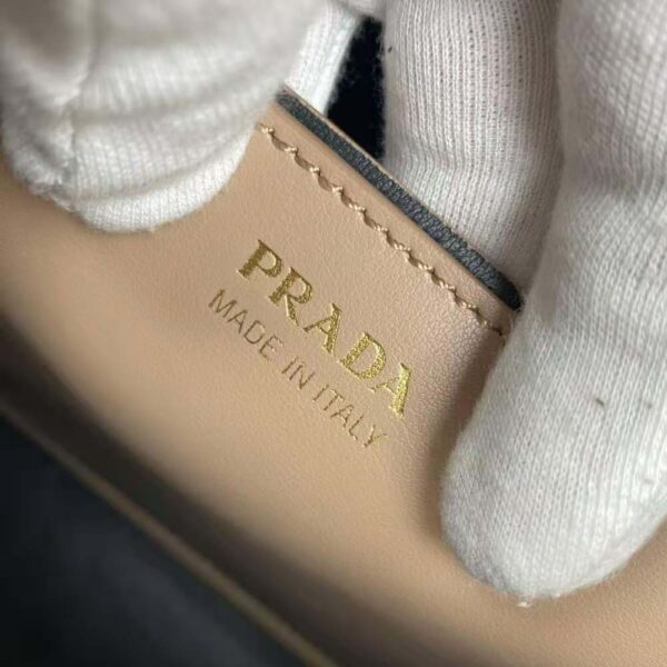 Prada Women Medium Saffiano Leather Prada Matinee Bag-Sandy - Image 9