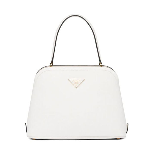 Prada Women Medium Saffiano Leather Prada Matinee Bag-White