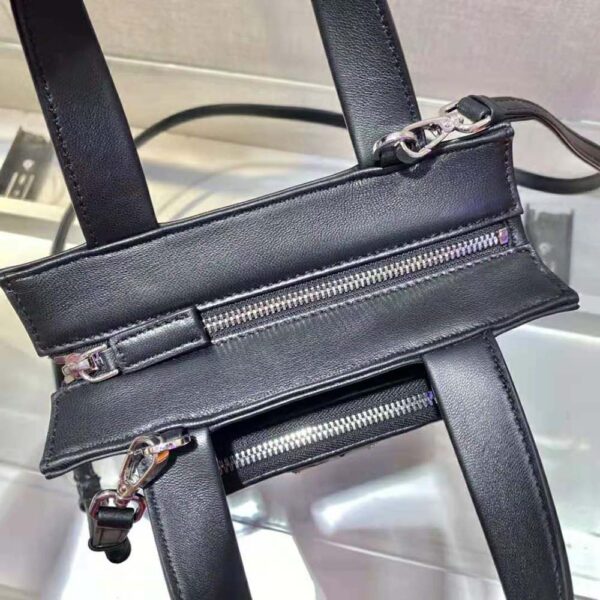 Prada Women Nappa Leather Tote Bag-Black - Image 7