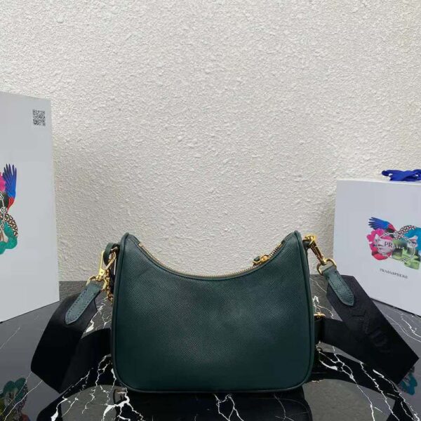 Prada Women Prada Re-Edition 2005 Saffiano Leather Bag-Green - Image 3