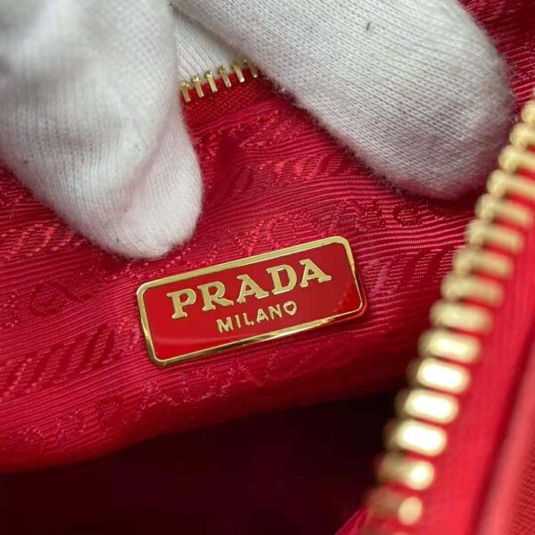 Prada Women Prada Re-Edition 2005 Saffiano Leather Bag-Red - Image 10