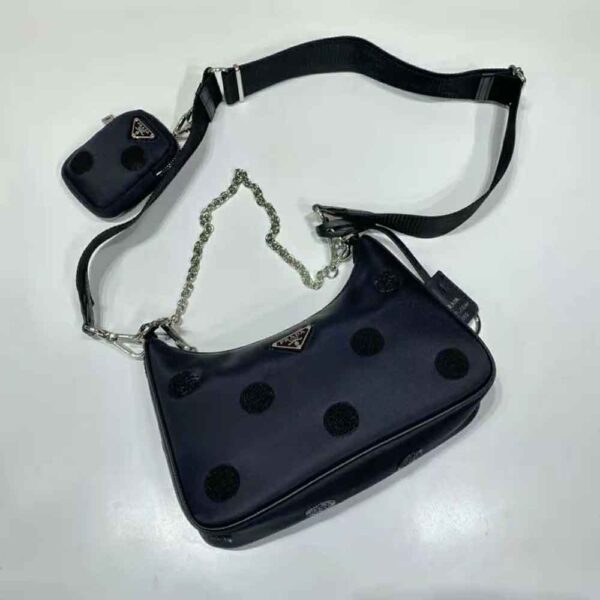Prada Women Re-Edition 2005 Re-Nylon Polka-Dot Bag - Image 6
