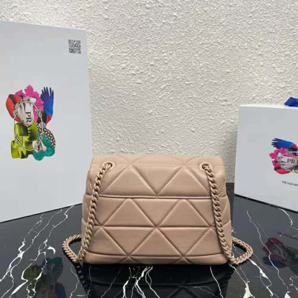 Prada Women Small Nappa Leather Prada Spectrum Bag-Pink - Image 3