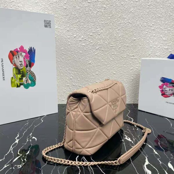 Prada Women Small Nappa Leather Prada Spectrum Bag-Pink - Image 4