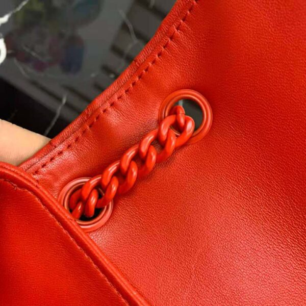 Prada Women Small Nappa Leather Prada Spectrum Bag-Red - Image 9