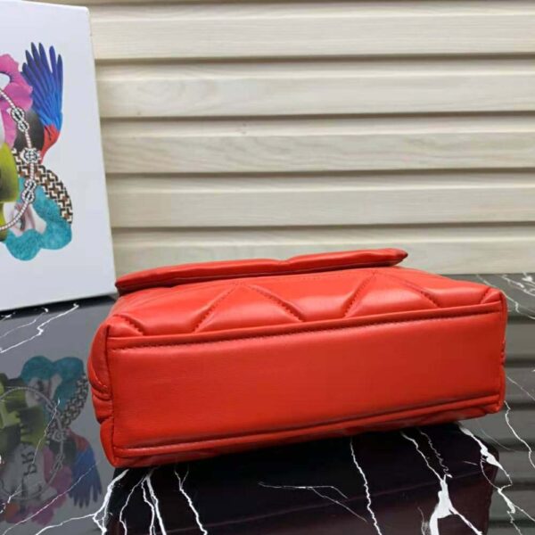 Prada Women Small Nappa Leather Prada Spectrum Bag-Red - Image 4