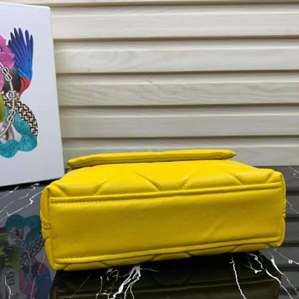 Prada Women Small Nappa Leather Prada Spectrum Bag-Yellow - Image 5