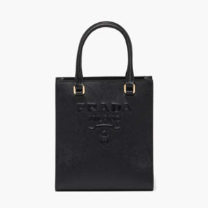 Prada Women Small Saffiano Leather Handbag-Black
