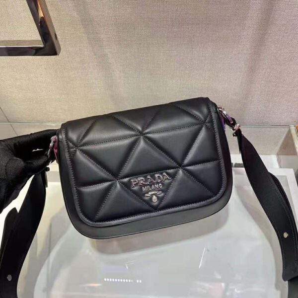 Prada Women Spectrum Leather Bag-Black - Image 5