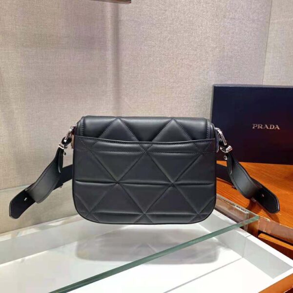 Prada Women Spectrum Leather Bag-Black - Image 3