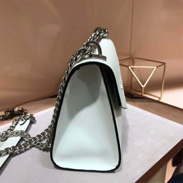 Prada Monochrome Saffiano Leather Bag-White - Image 4
